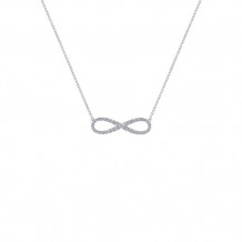 14k White Gold Emanuel Diamonds .34ct Diamond Necklace