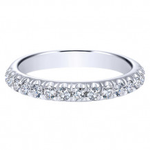14k White Gold Emanuel Diamonds .50ct Diamond Anniversary Ring