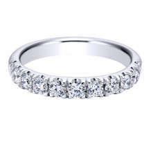 14k White Gold Emanuel Diamonds .75ct Diamond Anniversary Ring