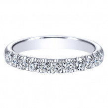 14k White Gold Emanuel Diamonds .50ct Diamond Anniversary Ring