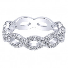 14k White Gold Emanuel Diamonds .45ct Diamond Fashion Ring