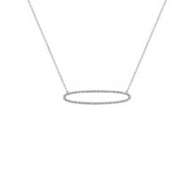 14k White Gold Emanuel Diamonds .31ct Diamond Necklace