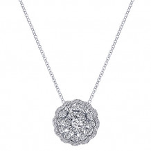 14k White Gold Emanuel Diamonds 1.06ct Diamond Necklace
