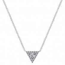 14k White Gold Emanuel Diamonds .27ct Diamond Necklace