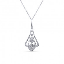  Diamonds 14k White Gold Necklace 
