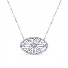  Diamonds 14k White Gold Necklace